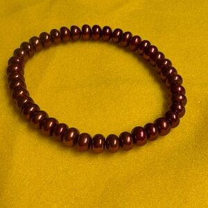 Elegant Brown Beaded Bracelet